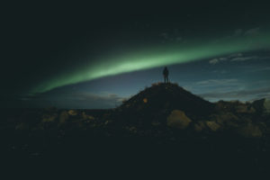 Island Nordlichter Polarlichter Reykjavik